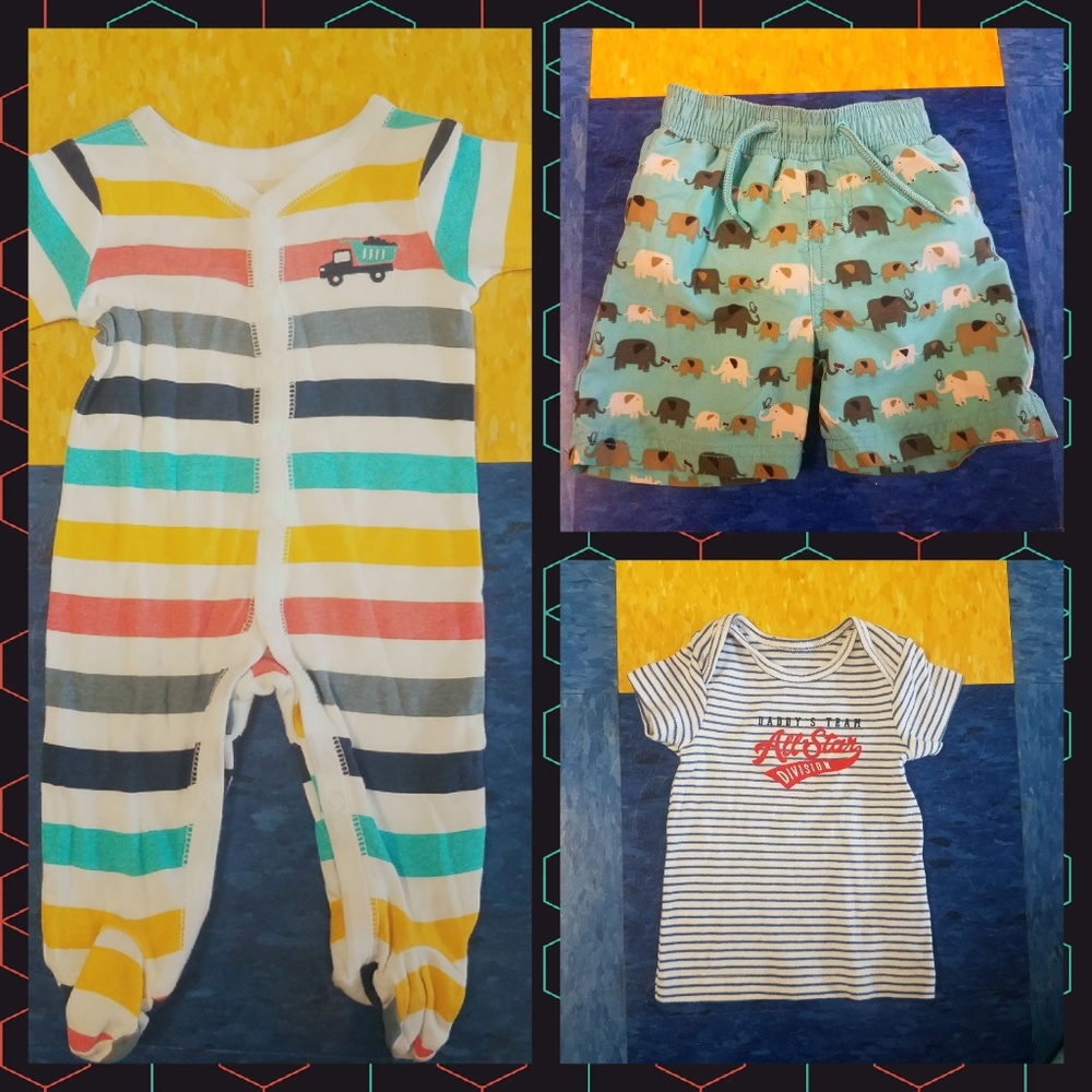Carter's and Gymboree Baby Boy Bundle | 0-3 months